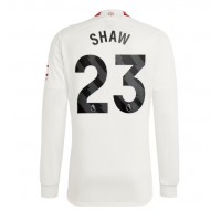 Maglie da calcio Manchester United Luke Shaw #23 Terza Maglia 2023-24 Manica Lunga